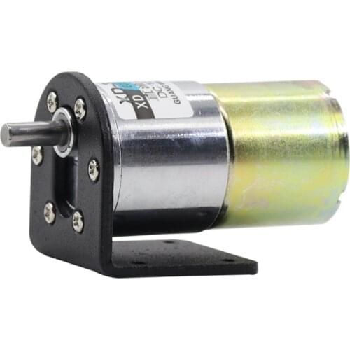 12V / 24V 10W Motor + support miniature DC geared motor low speed high torque can adjustable speed / reversible electric tools