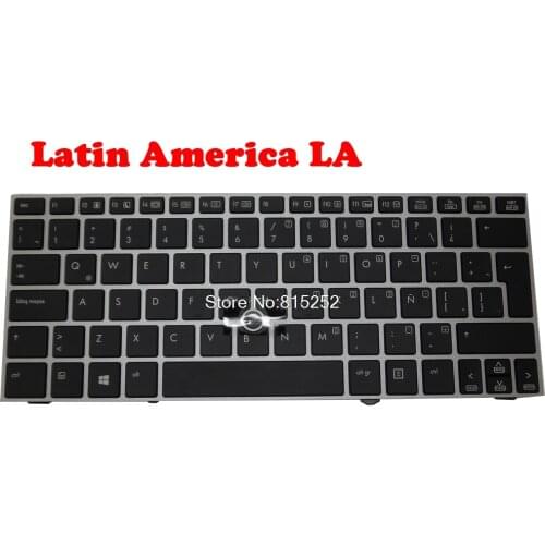 Laptop Backlit Keyboard For HP EliteBook 2170p Germany GR/Latin America LA/Nordic NE/Russian RU 705614-041 705614-161 705614-091