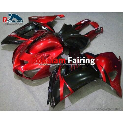 Body Kit For Kawasaki Ninja ZX14R 2006 2011 ZX-14R 06 07 08 09 10 11 Red Black Aftermarket Motorbike Fairing (Injection Molding)