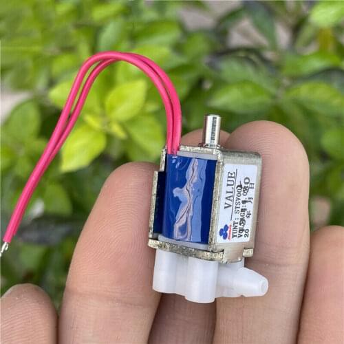 DC 3.7V 5V 6V Small Electric Solenoid Valve Air Flow Control Air Release Valve Normally Open