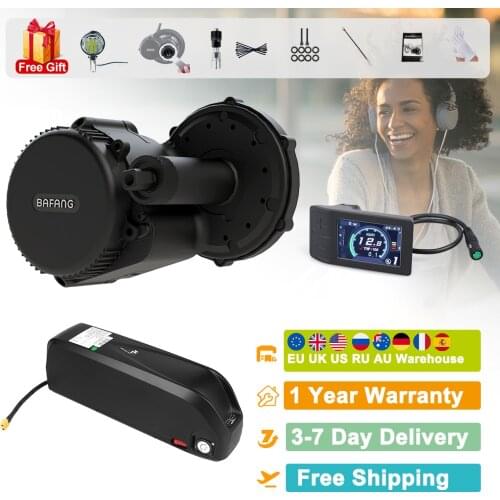 Bafang 36V 250W Ebike Conversion Kit 8fun BBS01B BBS01 Electric Bicycle Motor Kits with 22.5Ah Hailong Battery Electric Bike