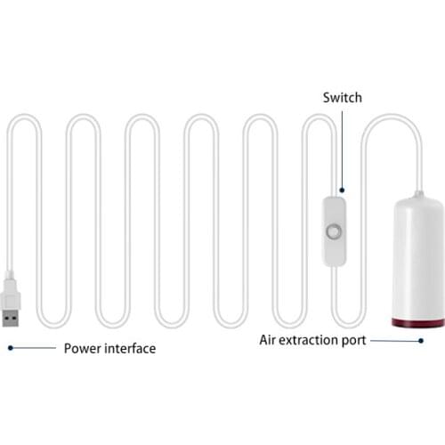Createbot Mini Portable Vacuum Pump Filament Dryer with PLA / ABS/PETG Filament Storage Bag Pump Material Vacuum Moistureproof
