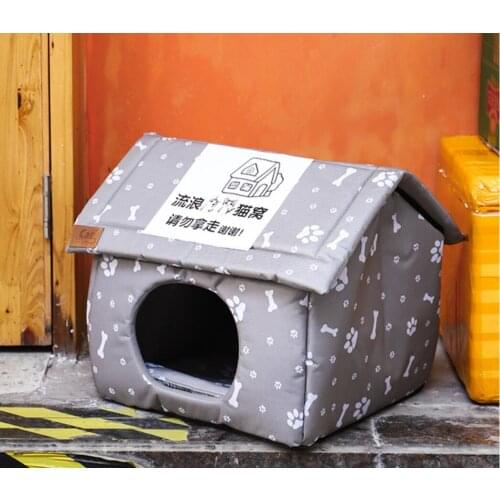 Durable Dog House Classic Delicate Portable Trave Small Footprint Pet Nest House Dog Bed