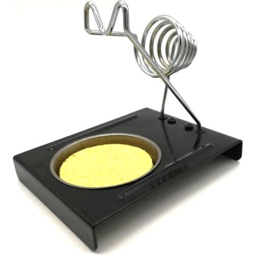 QUICKO C-012 Soldering Iron Stand Support Hol der Base Metal Rectangle Solder Support Station Soldering Safety Protecting Base