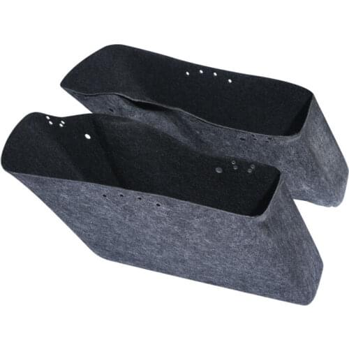 Motorcycle Drop-in Saddlebag Insert Carpet Liner For Harley Touring Road Electra Street Glide ultra FLH FLHS FLTC FLTRU FL 14-18