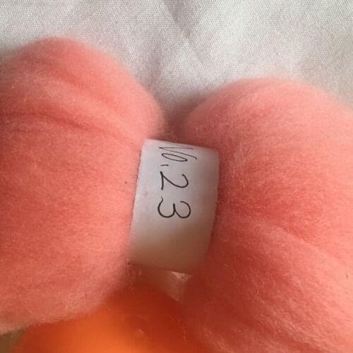 WFPFBEC 70s Australia COMBED 100% WOOL fiber merino diy wool for neddles felting 50g 100g NO.23