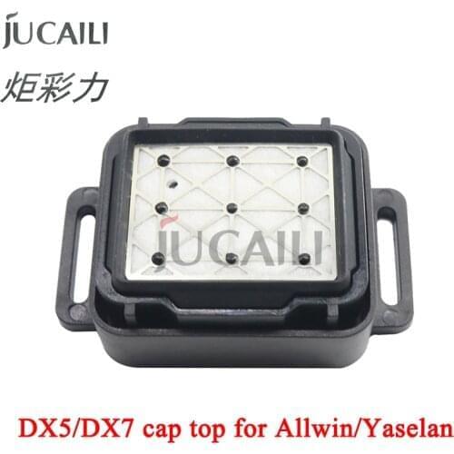 Jucaili Allwin Yaselan printer cap top for DX5/DX7 head For Allwin E1800 E160 E180 E320 solvent plotters Capping station