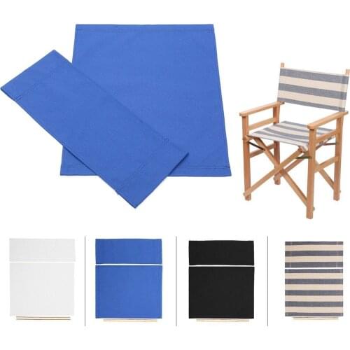 Replacement Directors Chairs Cover Stool Protector Chairs Canvas Covers Simple Solid Seat Covers Set Outdoor Garden Seat Covers