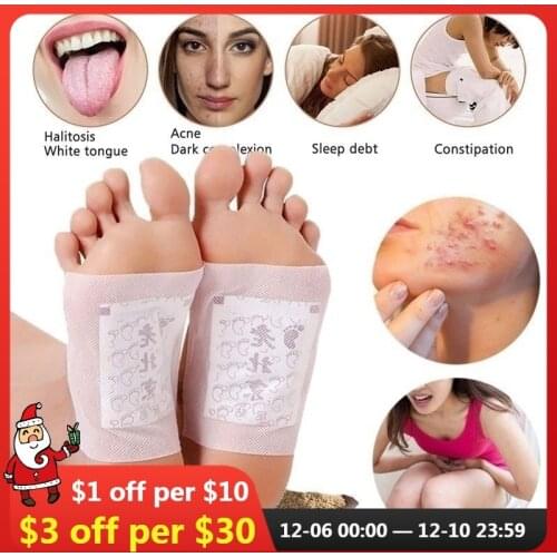 10/20pcs Kinoki Detox Foot Patches Slimming Cleansing Herbal Adhesive wieght loss Pads Body Toxins Feet chinese medicine