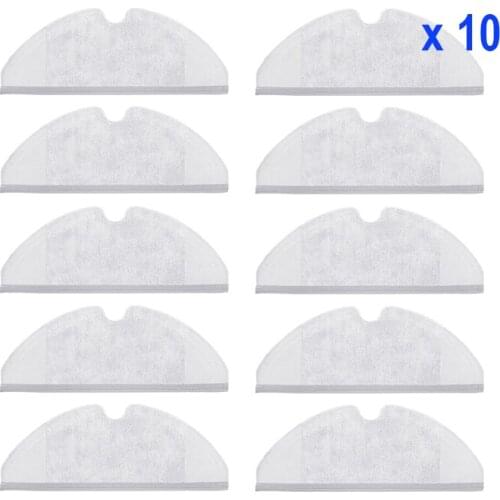 10pcs/lot Mop Pads Washable cloth cleaning mop pad for Xiaomi Generation 2 Roborock Vacuum Cleaner Parts cloth mop kits Parts