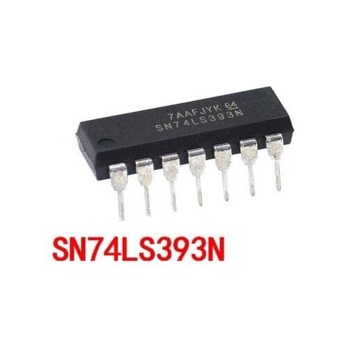 10pcs/lot SN74LS393N 74LS393N HD74LS393P HD74LS393 74LS393 74LS393P DIP-14 In Stock cischy