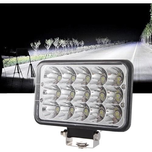 150W 5 inches Square Headlight High Brightness LED Pickup Light 9-30V Waterproof IP67 6000K Lamp for Jeep Truck off-road vehicle