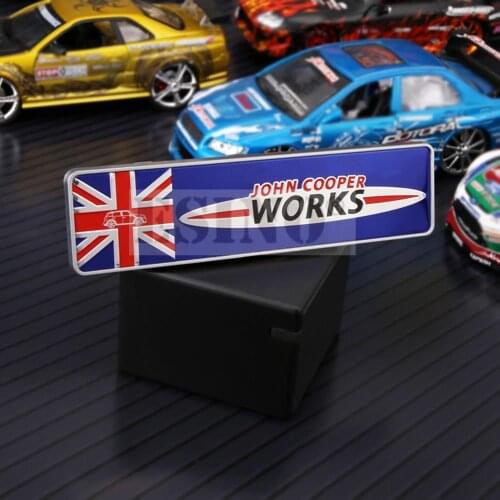 10 x Newest 3D Car Trunk ABS Badge for Mini Cooper JCW John Cooper Works Accessories Adhesive Motocross Car Styling Badge Decal