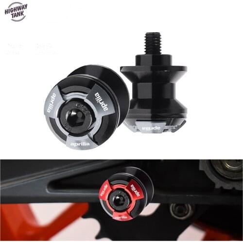 Motorcycle Accessories Swingarm Spools Slider Stand Screws Case for Aprilia Tuono 125 1000R V4R RSV1000 RS 50 125