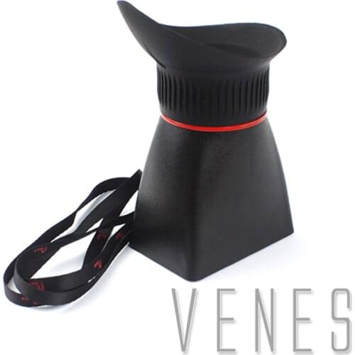 Venes LCD Viewfinder x2.8 for 3 Inch 3:2 LCD Widescreen Camera Without Tripod Mount