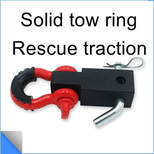 American square mouth solid tow ring, off-road vehicle tow hook, off-road rescue tool, quick socket U-shaped buckle