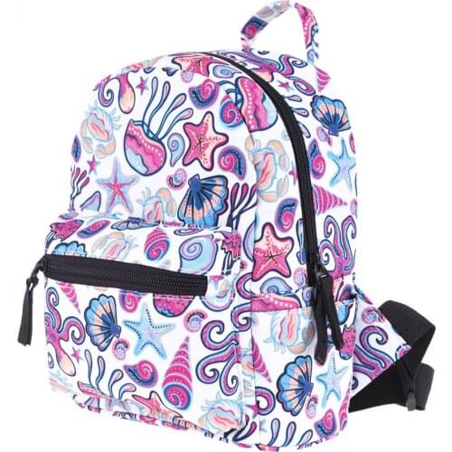Children School Bag Cartoon Cute Ocean World Kawaii Backpack For Girl Fashion Women Print Backpack For Teens Travel Rucksack