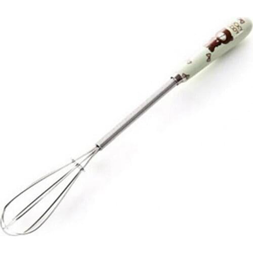 Hot Sale 60% Wire Whisks Manual Clean Easily Stainless Steel Manual Mini Agitator Kitchen Egg Mixer for Kitchen