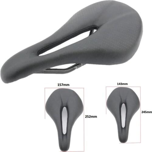 HOT sale MTB road mountain bike saddle full carbon + leather cushion seat bicycle saddle Rail bow cushion selle arione 00 saddle