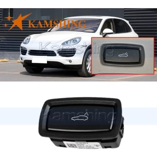 Kamshing For Porsche Cayenne Macan 2011-2016 1PC Rear Trunk Lock Switch Tailgate Car Trunk Switch Release Button 7PP959832