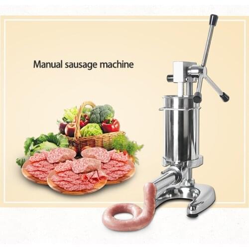 Commercial Manual Sausage Stuffer Three-Dimensional Sausage Making Machine Stainless Steel Sausage Machine Sausage Making AM-27