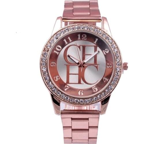 Top Brand Luxury Women Watches Fashion Diamond Ladies Wristwatches Stainless Steel Rose Gold Female Quartz Watch Reloj Mujer