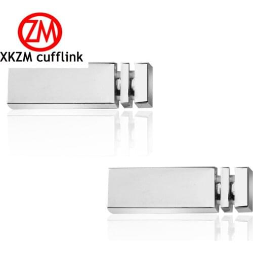 Hot Fashion Men Cufflinks Male Men French Shirt Cuff Links Silvery cuboid design Cufflink Cuff Button mens Jewelry Party gift