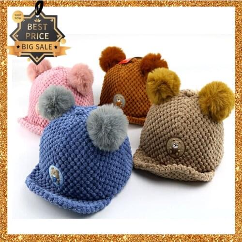 New Fashion Baby Winter Sun Hat Adjustable Baseball Cap Autumn Kid Boy Girl Beanie Bucket Caps Enfant Casquett Design Shield