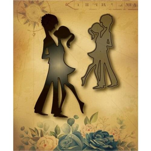 New style boy girl metal cutting mold love couple dancing for DIY scrapbooking card craft photo album decoration embossed stamp