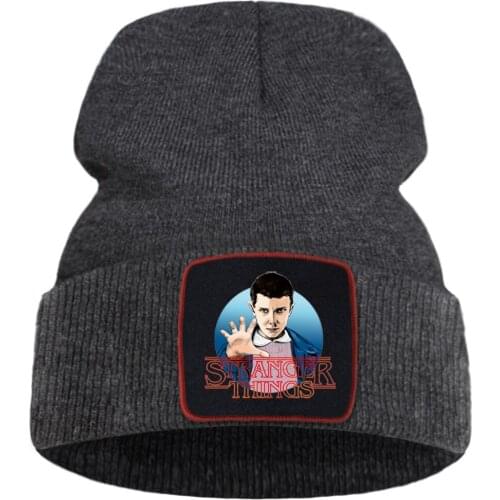 Stranger Things Fashion Beanie Caps Thick Spring Brimless Hats Unisex Warm Knitted Cap Breathable Sport Casual Hot Sale Hat