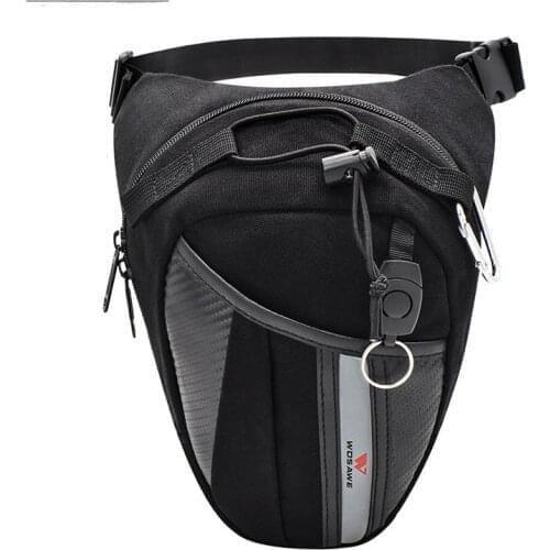 WOSAWE Mountaineering Leg Bag Waist Bag Oxford Cloth Riding Travel Large Capacity Wearable Leg Bag