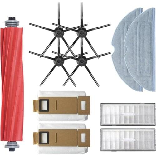 For Xiaomi Roborock Sweeping Robot S7 T7S T7S Plus Vacuum Cleaner Spare Parts Main Brush Edge Brush Filter Dust Bag Mop