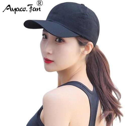 Women Sports Baseball Cap Quick-dry Snapback Sunhat Mesh Breathable Men Outdoor Fishing Running Hip Hop Baseball Hats Casquette