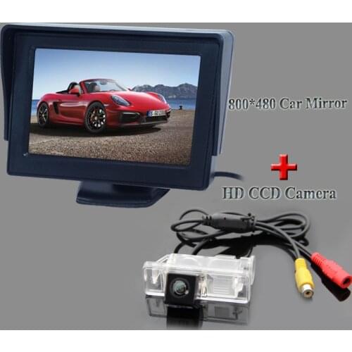 Placment In-Dash hot selling lcd car screen monitor 4.3"+on promotion car parking camera car 2 in 1 set for Benz Viano vito