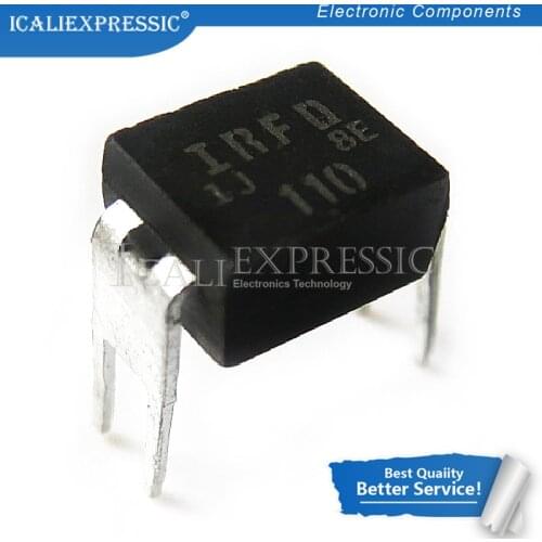 10PCS IRFD110PBF IRFD110 DIP-4 1A 400V new original In Stock