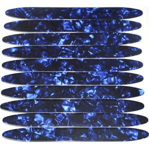 10Pcs Medium 0.71mm OUD Picks Celluloid Picks Plectrums Strips For Oud Ud Reeshe Pearl Blue