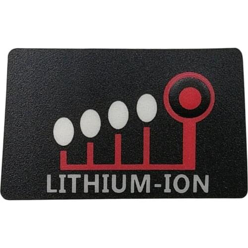 12pcs/set For Milwaukee M18 5-Core 10-Core Li-ion Battery Button Sticker Battery Button Indicator Label Tag Stickers Kit