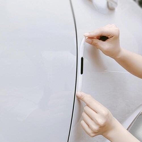 4Pcs Car Door Protector Silicone Auto Side Edge Corner Guard Protective Tool Bumper Sticker Vehicle Door Protector Accessories