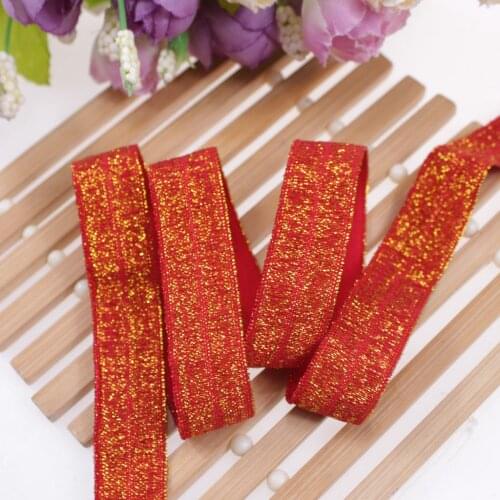 5/8" gold glitter foe, 90137, 100yards. Thread foe