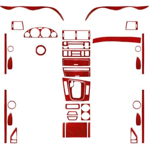 For BMW E46 1998-2005 3 series carbon fiber decorative door bowl horn air outlet threshold bar headlight accessories car sticker