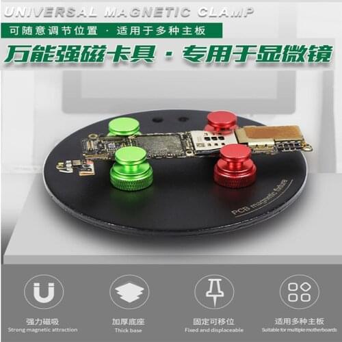 For 790 Microscope Universal PCB Holder Jig Fixture Soldering Platform with Movable Magnetic Pins Phone PC Circuit Board Repair