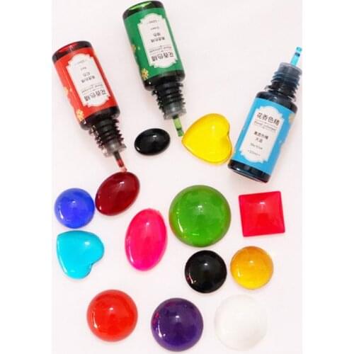 T8DE Epoxy Pigment 13 Color Liquid Epoxy Resin Dye 0.35oz Colorant Highly Concentrated Resin Pigment Flower Favor Resin Craft