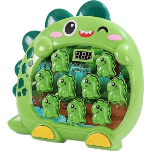 Interactive Whack a Dinosaur Game Hammering Pounding Toys with Hammers, with Sound Light Toy Fun Gift for Kids