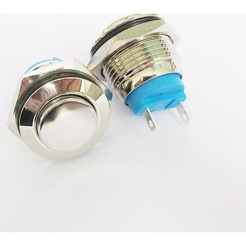 JYL16G2 16MM High Level Circular Metal Button Waterproof Reset Switch Welding Foot Door Bell Switches