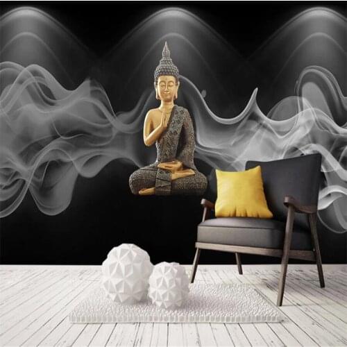 Milofi custom 3d wallpaper mural Zen Buddhist living room bedroom background wall decoration painting wallpaper