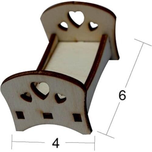 MN29 Miniature Bearing, Dyeable Raw Wood Miniature