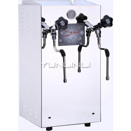 Steam Milk Foam Machine Commercial Milk Foam Maker Double Steam Nozzle Milk Frother Commercial Water Boiler DZ0916-1