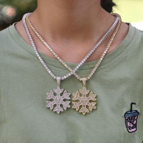 Iced Snowflake pendant