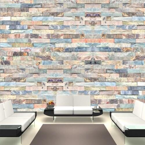 Custom mural 3D Stereo Marble Stone Striped Background Wall wallpaper living room custom lobby studio mural