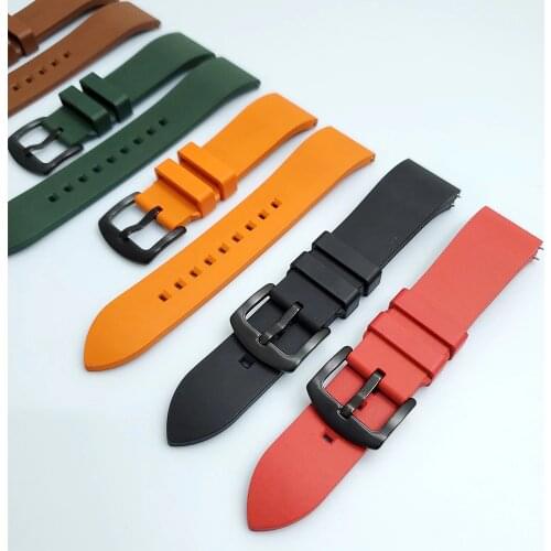 Strap for Xiaomi Mi Watch Color Fluorine Rubber Strap Bracelet for Mi Watch sports edition Watchbands